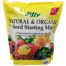 Jiffy 12 Quart Natural & Organic Seed Starting Mix 12 Quarts 3.49gal
