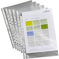 Leitz 100x Pocket Embossed A4 Punched Pocket Archive