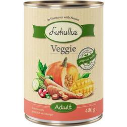 Lukullus Veggie 6 x 400 g Umido Cane