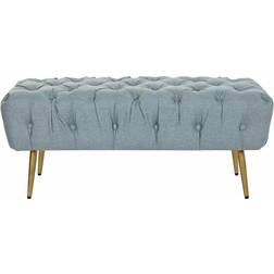 Dkd Home Decor Gris 103 x 46 x 42 cm Métal Vert Banquette