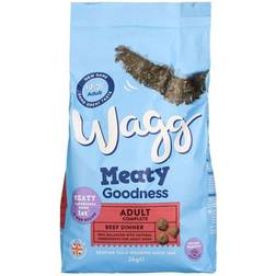 Wagg Meaty Goodness Adult Dog Food with Beef Veg & Gravy 2kg