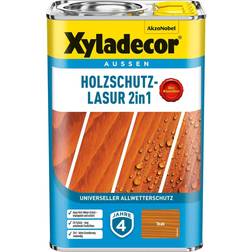 Xyladecor 2in1 Holzschutzlasur teakfarben 4