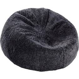 Natures Collection Short Wool Sheepskin Bean Bag 92 cm x 93 cm Poltrona sacco