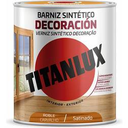 Barniz sintético decoración satinado roble 750 ml titanlux m11100234