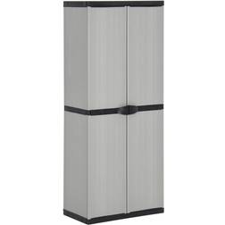 vidaXL De Rangement De Jardin 3 étagères 68x40x168cm Armoire