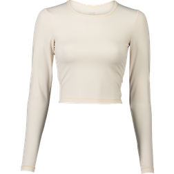 Casall Crop Long Sleeve T-shirt - Light Sand