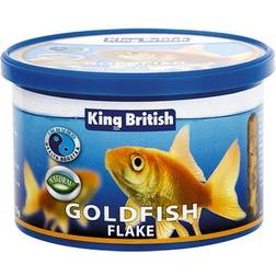 King British goldfish flake food goldfish pond fish cold water fish 55g