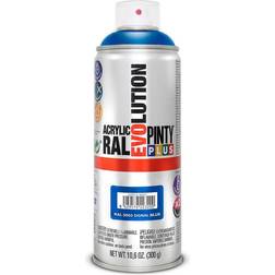 Sprühfarbe Pintyplus Evolution RAL 5005 400 ml Signal Blue Lackfarbe Blau, Transparent 0.4L