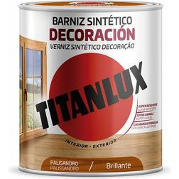 Barniz sintético decoración brillante palisandro 750ml Titanlux M10100634