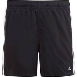 Adidas Kid's 3-Stripes Swim Shorts - Black/White (HA9405)