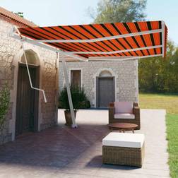 vidaXL Autoportante Automatica 600 x 350 cm Arancio Marrone
