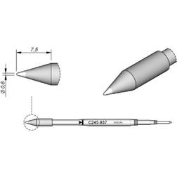 JBC Loddespids Rund Form C245937 0.6 mm