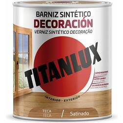 Barniz sintético decoración satinado teca 750ml titanlux m11100934