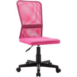 vidaXL 44 x 52 x 100 cm Meshstof Pink Kontorstol