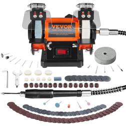 VEVOR Bench Polisher & Buffing Machine 100 Tools 3590RPM