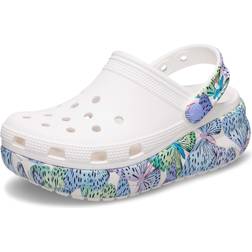 Crocs Cutie Crush Butterfly Clogs - Blanc