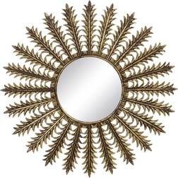 BigBuy Home 90 Golden DMF Wall Mirror