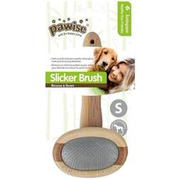 Pawise Medium, Brown/Silver Slicker Pet Brush