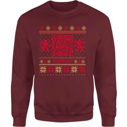 Harry Potter Gryffindor Christmas Christmas Jumper Burgundy Julpynt