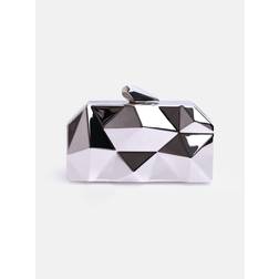 Where's That From 'Melanie' Geometric Pattern Clutch Bag