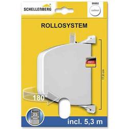 Schellenberg Enrouleur Pivotant 180° 34x188x156 mm Blanc