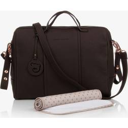 Pasito a Pasito Brown Faux Leather Changing Bag 37 cm