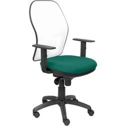 P&C Jorquera En Maille Blanche Assise Vert Bali Chaise de bureau