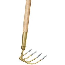 Idealspaten Gartenkreiel 4 ovale Zinkmit Stiel
