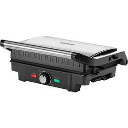 Monzana Grill a contatto nero-argento 1600W