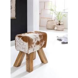 Wohnling Designer Skammel I Gedeskind 40 x 30 x 47 cm Fodskammel