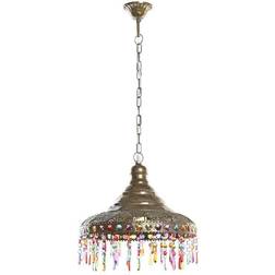 Dkd Home Decor Loftslampe Gylden Metal Multifarvet 50 Pendel