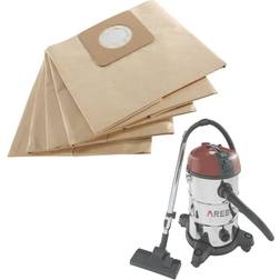 Arebos Sac Aspirateur Industriels 5 Pièces 42 x 42 cm Non Blanchi