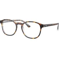 Ray-Ban Rb5417 Havana Auf Transparent Fassung Klar Glas Polarisiert 50-19 Havana auf Transparent 50-19