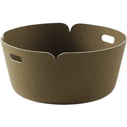 Muuto Restore Round Basket Brown Green Korb