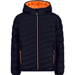 CMP Kid Jacket Fix Hood Softshell - Royal azul Marino