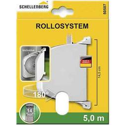 Schellenberg Enrouleur De Sangle En Saillie Adapté À E3/87050 28 x 159 x 120 mm Blanc