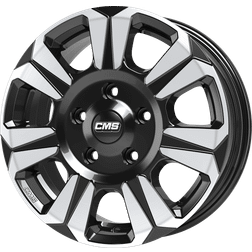 CMS Felg C31 Heavy Duty Diamond Black Gloss 6.5 x 16 5 x 120 ET60