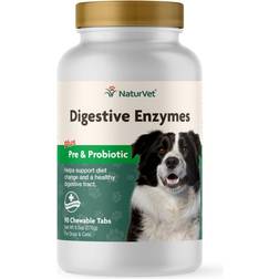 NaturVet Digestive Enzymes Plus Probiotics Supplement Count