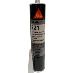 Sika Polyurethandichtstoff Sikaflex 221 - 0.3 L, 300 ml Schwarz (MDI)