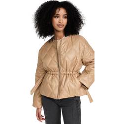 Ganni Shiny Quilt Jacket