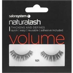 Salon System naturalash re-usable eyelashes black 101