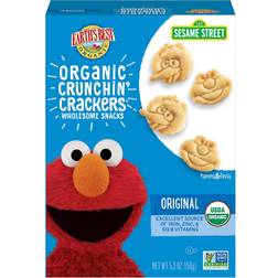 Earth's Best Organic Sesame Toddler Crunchin' Crackers, Original, 5.3 Box