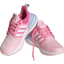 adidas RapidaSport Running Shoe, Clear Pink/White/Bliss Pink, Unisex Big Kid