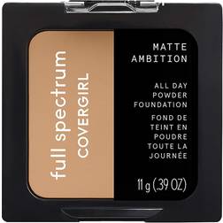 CoverGirl Full Spectrum Matte Ambition All-Day Powder Foundation FS170 Light-Medium Golden