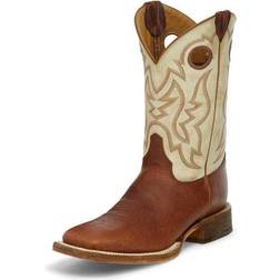 Justin Caddo in. Square Toe Western Boot