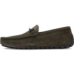 Bruno Magli Xander Military Green Suede US Men's 7.5