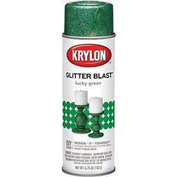 Krylon k03809a00 glitter blast lucky green 5.75 ounce