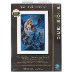 Dimensions gold collection counted cross stitch kit 10"x15"-wind moon fairy 16