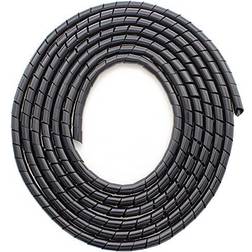 RadioShack Spiral cable wrap cord covers bundle sleeve hose computer electrical wire 10ft