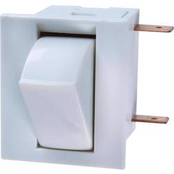 Jandorf refrigerator momentary plunger square switch 1pk single pole white 61013